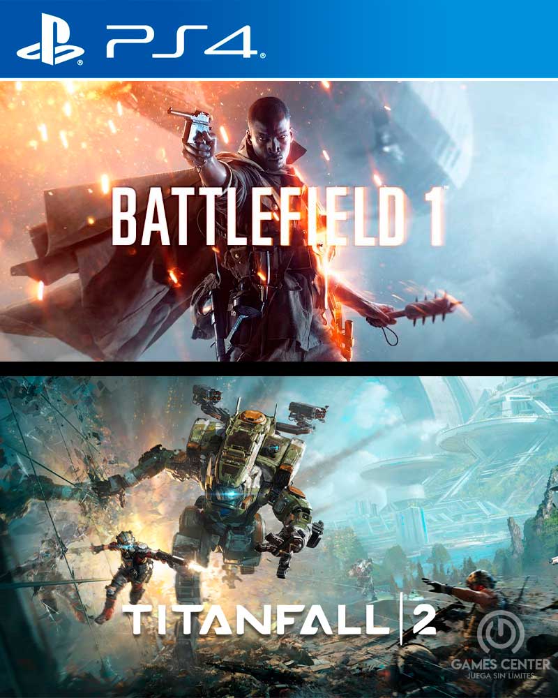 Battlefield 1 Titanfall 2 Deluxe Bundle Playstation 4 Games Center 