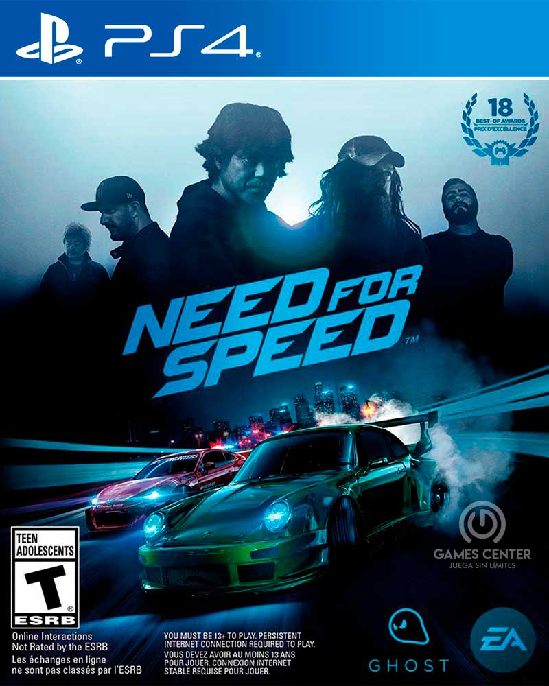NFS Need for Speed PlayStation 4 Games Center