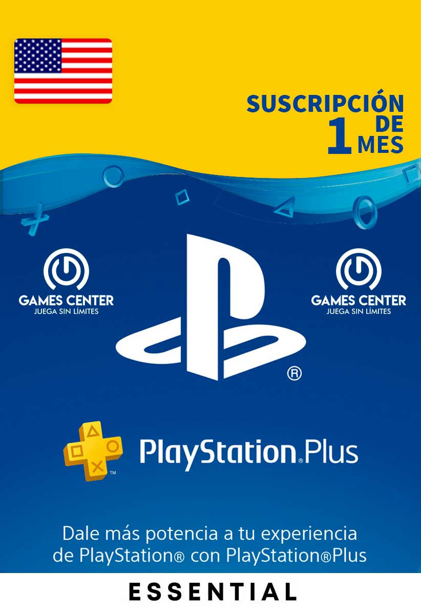 PlayStation Plus PS PLUS ESSENTIAL 1 Mes USA Games Center