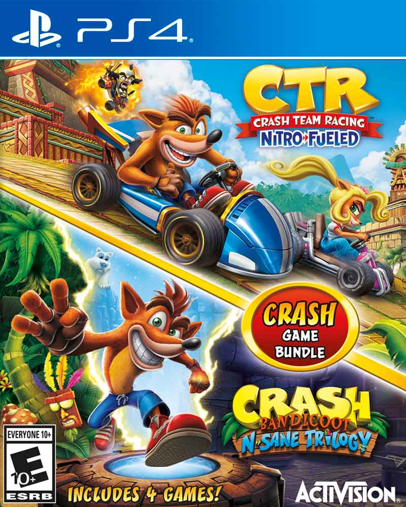 Crash Team Racing + Crash Bandicoot N. Sane Trilogy Bundle - PlayStation 4  - Games Center