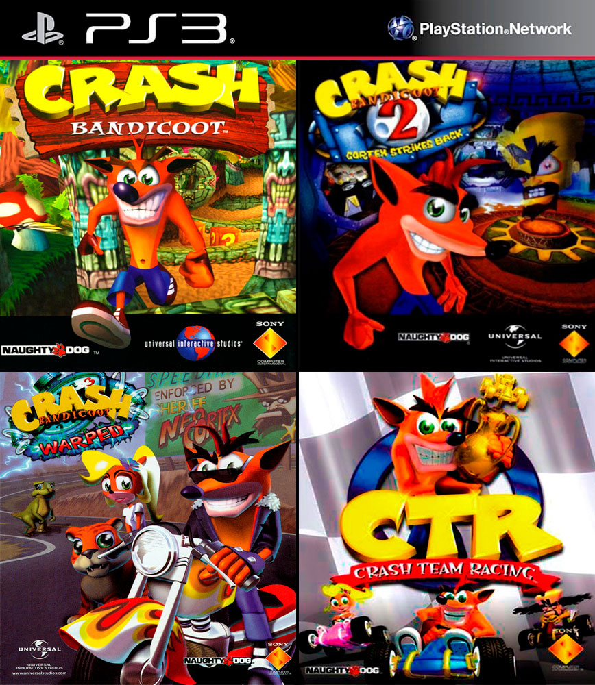 Crash Bandicoot 1, 2, 3 + Crash Team Racing – Español