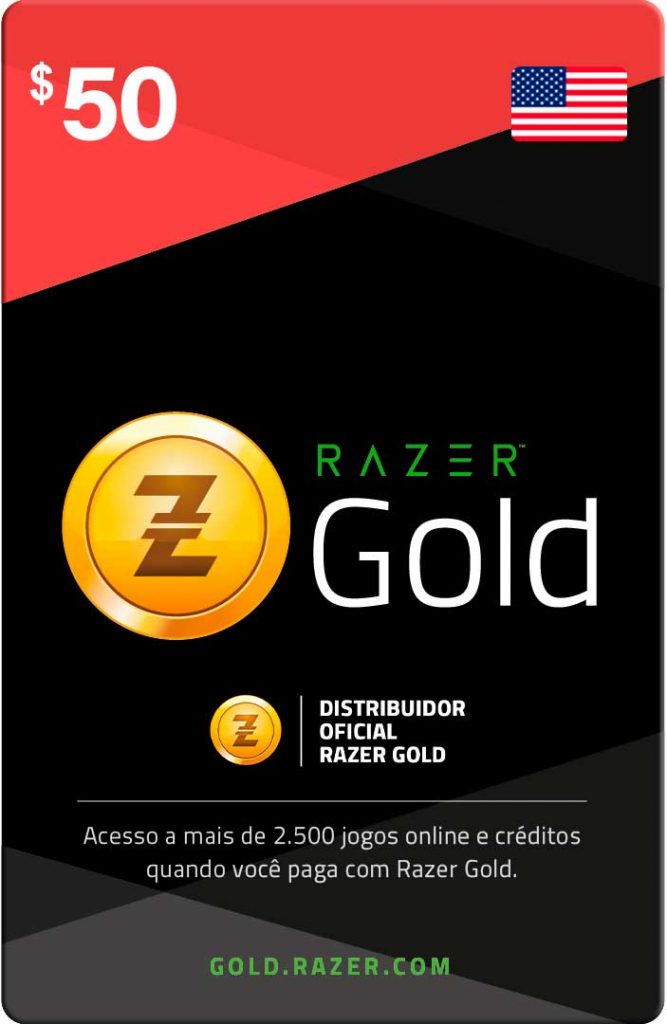 Razer Gold PIN 50 USA Games Center