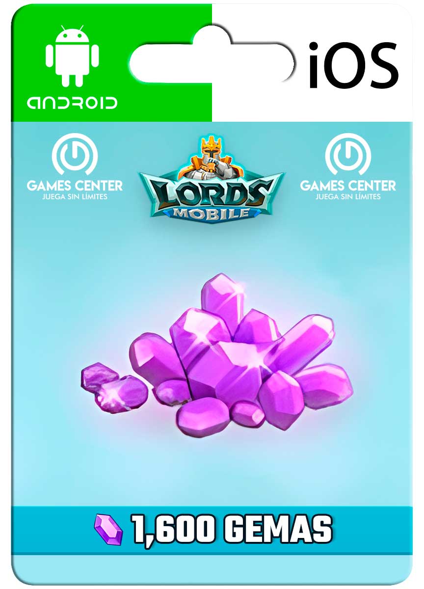 Lords Mobile 908 Diamantes - Código Digital - PentaKill Store