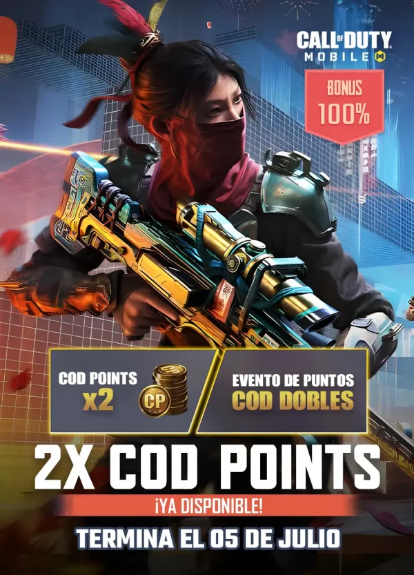 Mi0les Cod Call Of Duty: Mobile – Doble COD Points – Puntos COD Dobles - GAMES ...